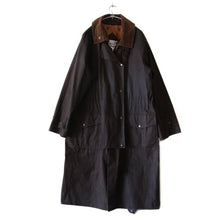 Load image into Gallery viewer, 1990's "TRAIL DUSTERS" DOUBLE BREASTED OILED COAT (MEDIUM)