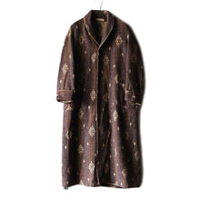 Load image into Gallery viewer, 1920's "CONFORT" SINGLE BREASTED ROBE (MEDIUM)