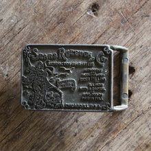 Load image into Gallery viewer, VINTAGE "SEARS ROEBUCK AND CO." BRASS BACKLE NO.104