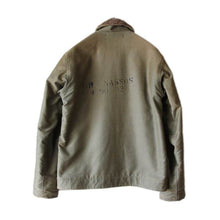 Load image into Gallery viewer, WWU "USNAVY" N-1 STENCIL DECK JACKET GOOD CONDITION (38)