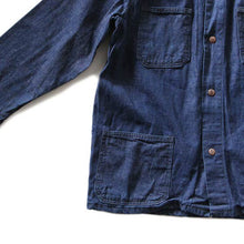 Load image into Gallery viewer, 1950's ~ "MADEWELL" DENIM CHORE JACKET MINT CONDITION (LARGE)