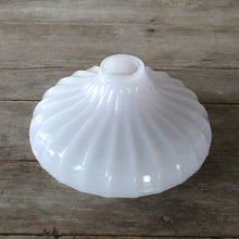 Load image into Gallery viewer, VINTAGE MILK GLASS SHADE (LARGE)