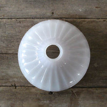 Load image into Gallery viewer, VINTAGE MILK GLASS SHADE (LARGE)