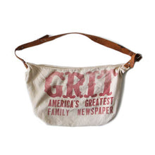 Load image into Gallery viewer, 1940's "GRIT" NEWS PAPER SHOULDER BAG