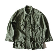 Load image into Gallery viewer, 1970's "USARMY" JUNGLE FATIGUE JACKET (S-SHORT)