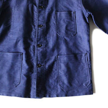 Load image into Gallery viewer, NOS 1940's "VULCAIN" COTTON & LINEN FRENCH WORK JACKET (MEDIUM)