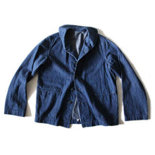 Load image into Gallery viewer, 1940's "USN" DENIM SHAWL JACKET MINT CONDITION (40)
