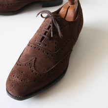 Load image into Gallery viewer, OLD "CHURCH" WINGTIP SUEDE SHOES MINT CONDITION (10)