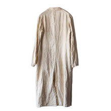 Load image into Gallery viewer, ~ 1920's SINGLE BREASTED LINEN DUSTER COAT (MEDIUM)