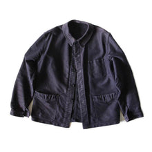 Load image into Gallery viewer, ~ 1940's "BEAU-FORT" FRENCH MOLESKIN WORK JACKET (LARGE)