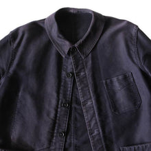 Load image into Gallery viewer, ~ 1940's "BEAU-FORT" FRENCH MOLESKIN WORK JACKET (LARGE)