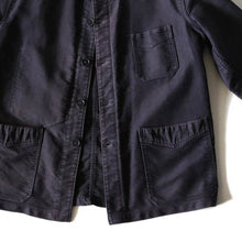 Load image into Gallery viewer, ~ 1940's "BEAU-FORT" FRENCH MOLESKIN WORK JACKET (LARGE)