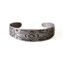 Load image into Gallery viewer, ~ 1940's "NAVAJO" SILVER BANGLE