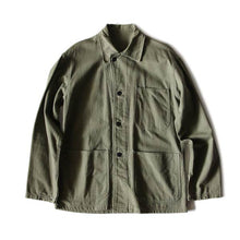 Load image into Gallery viewer, WW2 "USNAVY" N-3 HBT JACKET (MEDIUM)