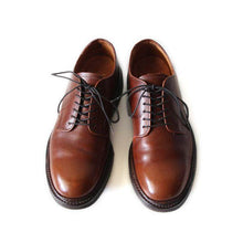 Load image into Gallery viewer, OLD "ALDEN" PLANE TOE LEATHER SHOES GOOD CONDITION (6 1/2)