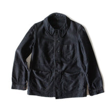 Load image into Gallery viewer, 1940's "TISSU EXTRA" FRENCH BRACK MOLESKIN WORK JACKET (MEDIUM)