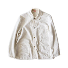 Load image into Gallery viewer, ~ 1940's "DUBBLEWEAR" THREE POCKET WORK JACKET (MEDIUM)