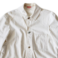 Load image into Gallery viewer, ~ 1940's "DUBBLEWEAR" THREE POCKET WORK JACKET (MEDIUM)