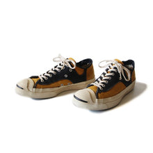 Load image into Gallery viewer, 1970's "CONVERSE" JACK PURCELL ORIGINAL RLY (GOLD x BLACK 10 1/2)