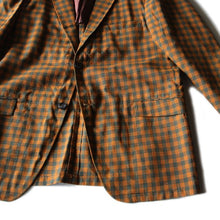 Load image into Gallery viewer, 1960's GINGHAM CHECK COTTON JACKET MINT CONDITION (MEDIUM)