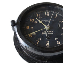 画像をギャラリービューアに読み込む, 1940's "CHELSEA CLOCK CO." U.S.N BOAT CLOCK