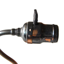 Load image into Gallery viewer, ANTIQUE JAPANNED WALL LAMP