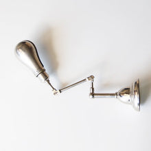 Load image into Gallery viewer, ANTIQUE "FARIES" ADJUSTABLE WALL MOUNT LAMP