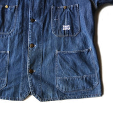 Load image into Gallery viewer, 1950's "HERCULES" DENIM WORK JACKET (LARGE)