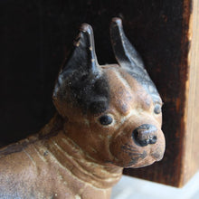 Load image into Gallery viewer, ANTIQUE "BOSTON TERRIER" IRON DOOR STOP