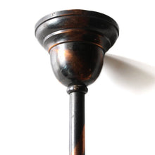 Load image into Gallery viewer, ANTIQUE JAPANNED WAVE ARM CEILING LAMP