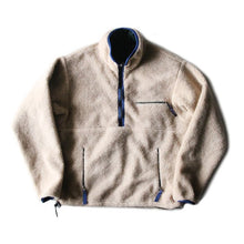 Load image into Gallery viewer, 1993's "PATAGONIA" GRISSADE PULLOVER NATURAL x GREEN MINT CONDITION (MEDIUM)