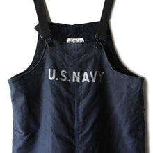 Load image into Gallery viewer, NOS 1940's "USN" DECK OVERALLS (MEDIUM)