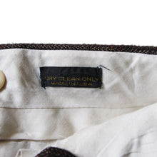 Load image into Gallery viewer, 1960's WOOL CHECK SLACKS (W32)