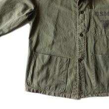 Load image into Gallery viewer, 1940's "USMC" HBT WORK JACKET (LARGE)