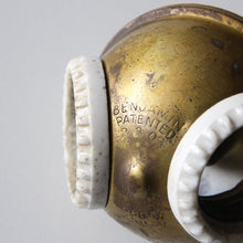 Load image into Gallery viewer, ANTIQUE "BENJAMIN" TWO HOLE SOCKET
