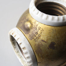 Load image into Gallery viewer, ANTIQUE "BENJAMIN" TWO HOLE SOCKET