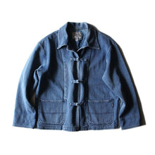 Load image into Gallery viewer, 1980's ~ "GUESS" INDIGO COTTON CHINA JACKET (UNISEX)