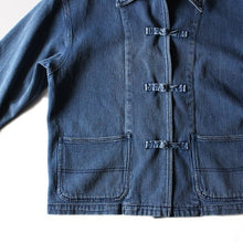 Load image into Gallery viewer, 1980's ~ "GUESS" INDIGO COTTON CHINA JACKET (UNISEX)