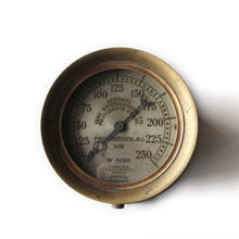 Load image into Gallery viewer, ANTIQUE BRASS BAROMETER