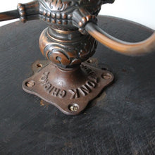 画像をギャラリービューアに読み込む, ANTIQUE JAPANED COPPER FINISH TWISTED WIRE STOOL