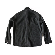 Load image into Gallery viewer, 1950's BLACK WOOL NEP BOX SHIRTS MINT CONDITION (MEDIUM)