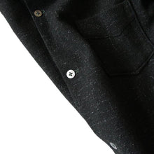 Load image into Gallery viewer, 1950's BLACK WOOL NEP BOX SHIRTS MINT CONDITION (MEDIUM)