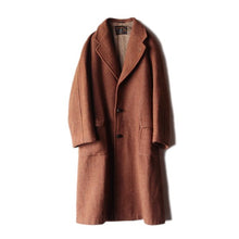 Load image into Gallery viewer, 1950's ~ "HARRIS TWEED" HBT WOOL COAT (MEDIUM)