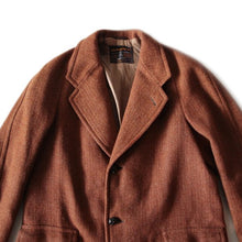 Load image into Gallery viewer, 1950's ~ "HARRIS TWEED" HBT WOOL COAT (MEDIUM)