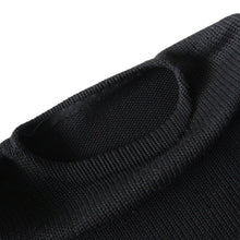 画像をギャラリービューアに読み込む, 1950's BLACK LOW GAUGE WOOL SWEATER MINT CONDITION (MEDIUM)