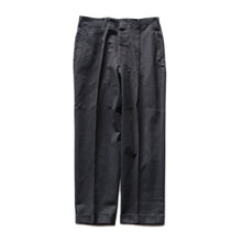 Load image into Gallery viewer, 1950's STRIPE CHARCOAL WOOL SLACKS (W33)