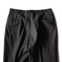 Load image into Gallery viewer, 1950's STRIPE CHARCOAL WOOL SLACKS (W33)