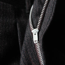 Load image into Gallery viewer, 1950's STRIPE CHARCOAL WOOL SLACKS (W33)