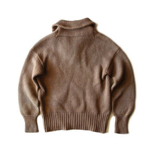 画像をギャラリービューアに読み込む, 1930&#39;s SHAWL COLLAR WOOL PULLOVER (MEDIUM)
