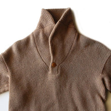 Load image into Gallery viewer, 1930's SHAWL COLLAR WOOL PULLOVER (MEDIUM)